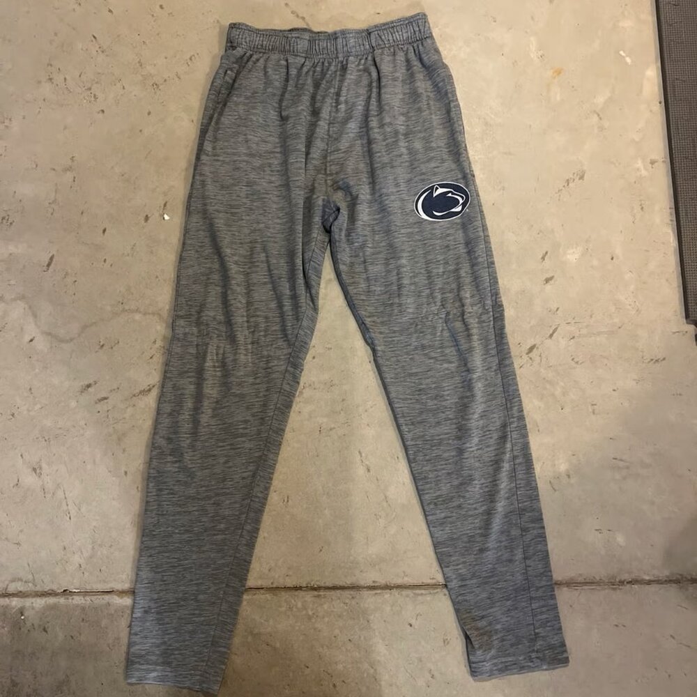 Wes and Willy Boys Youth Gray Penn State Sweatpants‎